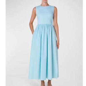 Akris Punto
Mixed-Media Dot Cutout Midi
Dress
NWT Size 16